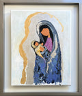 María con Jesús en Brazos - Arte Sacro Contemporáneo | 65x55cm