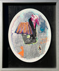 Una Bailarina de Verdad - Pintura Original en Acrílico con Hoja de Plata 65x55cm | Serie Travesuras